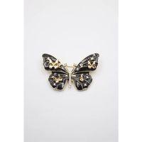 Kelebek Broş - Siyah