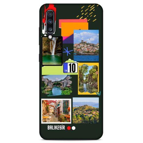 Lopard Samsung Galaxy A70 Uyumlu Kılıf Şehirli ※ (10) Balıkesir Full Koruma Kılıfı