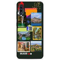 Lopard Samsung Galaxy A70 Uyumlu Kılıf Şehirli ※ (10) Balıkesir Full Koruma Kılıfı