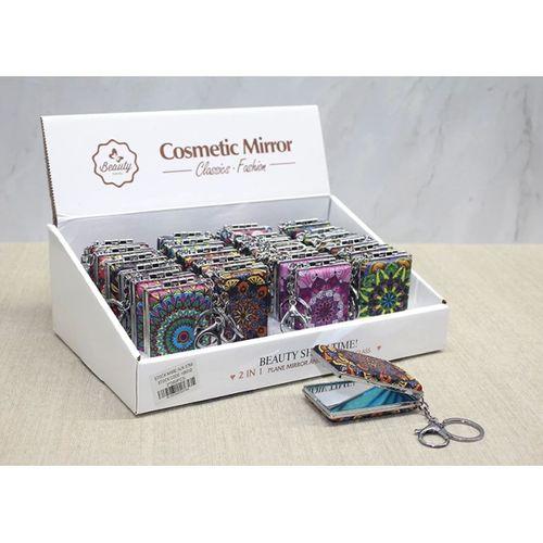 Taşlı El Aynası Anahtarlık