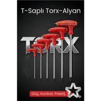 Tor-X Profesyonel T-Kollu Torx Alyan Anahtar Seti (6 Parça) - Güç ve Hassasiyet Bir Arada