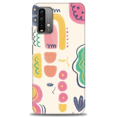Xiaomi Redmi Note 9 4G Kılıf HD Baskılı Kılıf - Çizim + Tam Ekran Koruyucu