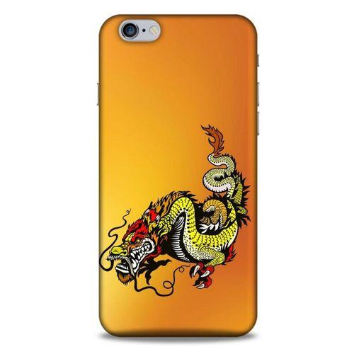 Apple Iphone 6S Plus Kılıf Dragons (28) Arka Kapak Tatoo Sarı Ejderha
