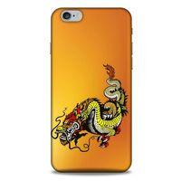 Apple Iphone 6S Plus Kılıf Dragons (28) Arka Kapak Tatoo Sarı Ejderha
