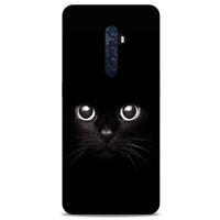 Lopard Oppo Reno 2 Uyumlu Kılıf Kediler (44) Tough Armor Kılıf Kara Kedi