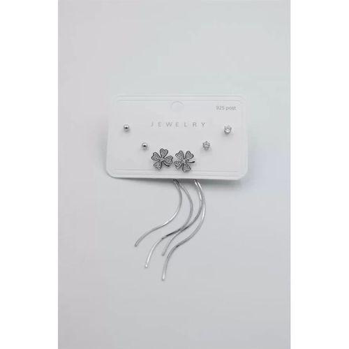 Çoklu Set Küpe - Gümüş