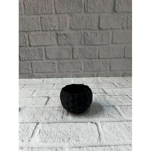 5 Cm Küçük Siyah Saksı Minimal Tasarım Sukulent Ve Kaktüs Saksısı