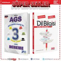 Altı Şapka 2025 MEB AGS 3 Deneme ve AKM Dil Bilgisi Soru Bankası Seti 2 Kitap