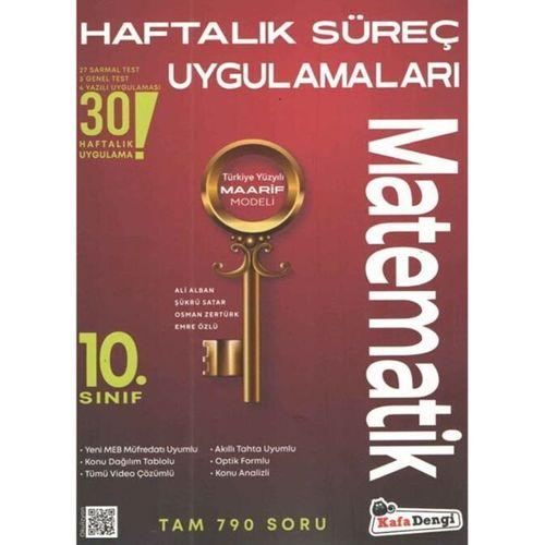 10. Sınıf Kod Matematik Haftalık Süreç Uygulamaları Kafa Dengi