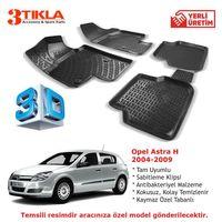 Opel Astra H HB 2004-2009 Premium 3D Havuzlu Paspas Seti