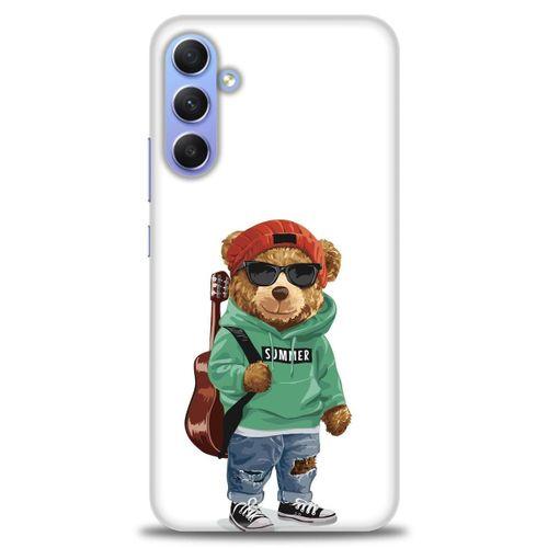 Samsung Galaxy A24 Kılıf HD Baskılı Kılıf - Teddy Bear + Tam Ekran Koruyucu