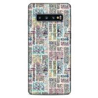 Samsung Galaxy S10 Kılıf Pastel Renkler (7) Telefon Kılıfı Pembe Mavi