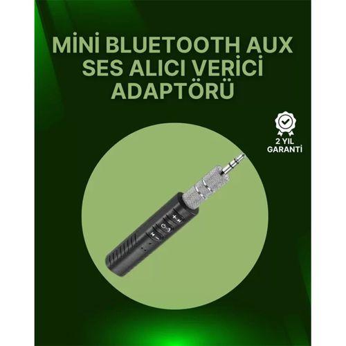 Bluetooth 4.1 Ses Alıcısı | 3.5mm Girişli Hoparlör & Kulaklıklar İçin Kablosuz Dönüştürücü