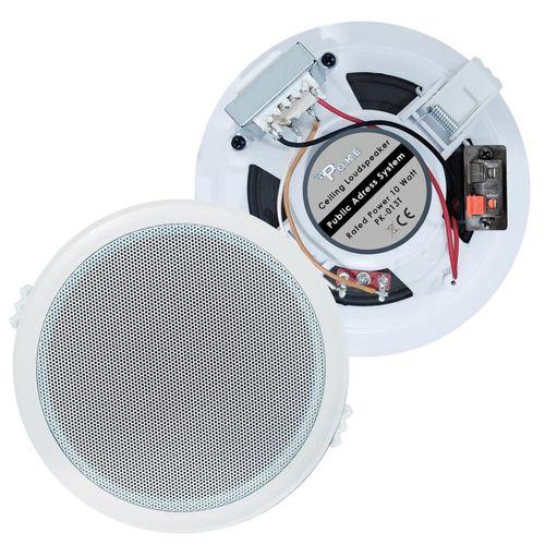 Alçıpan Tavan Hoparlör 13cm 10w Trafolu 100v Poke PK-013T