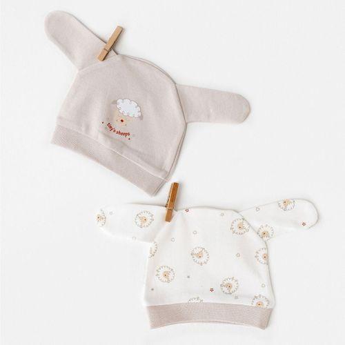 Andywawa AC26157 Tinny Sheeps Şapka Beige
