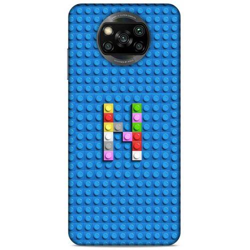 Lopard Xiaomi Redmi Poco X3 Uyumlu Kılıf BloX (25) Antişok Kapak N Harfi
