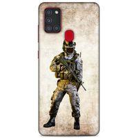 Lopard Samsung Galaxy A21s Uyumlu Kılıf GameX (21) Koruyucu Kapak Soldier
