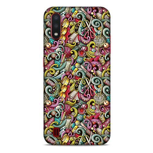 Graffitix (46) Desenli Silikon Kapak Samsung Galaxy A01 Kılıf