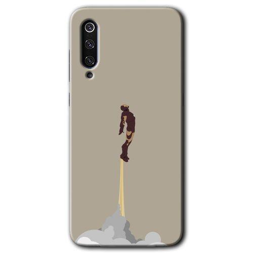 Potkal Hediye Fabrikası Xiaomi Mi 9 Kılıf HD Desen Baskılı Arka Kapak - İronman-Airport