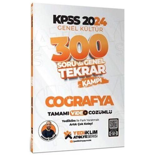 2024 KPSS Genel Kültür Coğrafya 300 Soruda Tamamı Video Çözümlü Genel Tekrar Kampı Yediiklim Yayınları