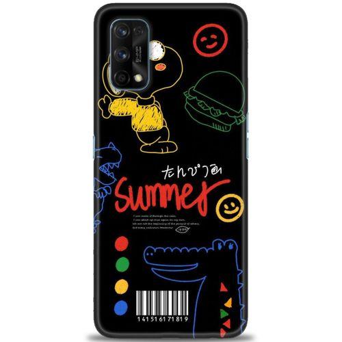 Realme 7 Pro Kılıf HD Baskılı Kılıf - Summer + Tam Ekran Koruyucu