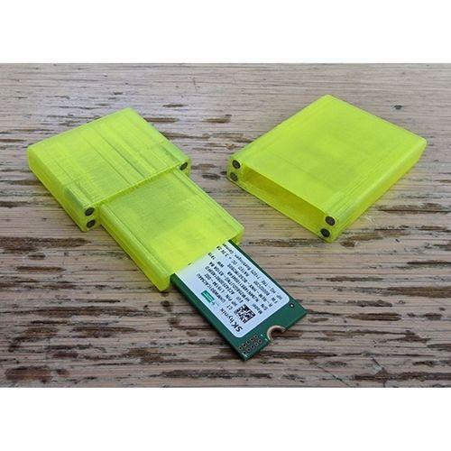 NVME 2280 Storage Box - NVME 2280 Depolama Kutusu 3D Baskı (Bu ürün Sadece Plastik parçadır - Almadan Önce Soru Sorabilirsiniz)