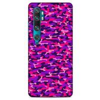 Xiaomi Mi Cc9 Pro Uyumlu Kılıf Mor Delisi (26) Tpu Silikon Kılıf Kamuflaj