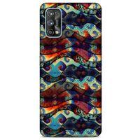 Oppo Realme 7 Pro Kılıf Baskılı Özel Seri Taşlı (41) Tank Kılıf