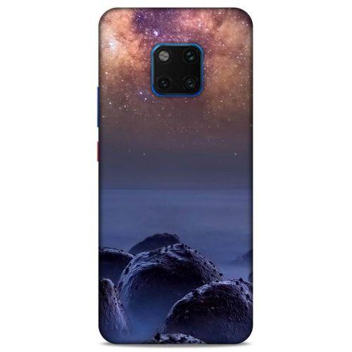 Lopard Huawei Mate 20 Pro Uyumlu Kılıf Gece'S (26) Tpu Silikon Kılıf Bordo