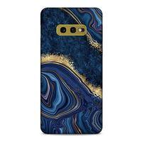 Samsung Galaxy S10e Uyumlu Kılıf Mavi Delisi (1) Kılıfı Mermer