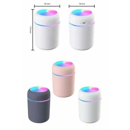 Rgb Işıklı Ulrasonik Ledli Hava Nemlendirici Buhar Makinesi Buhardanlık