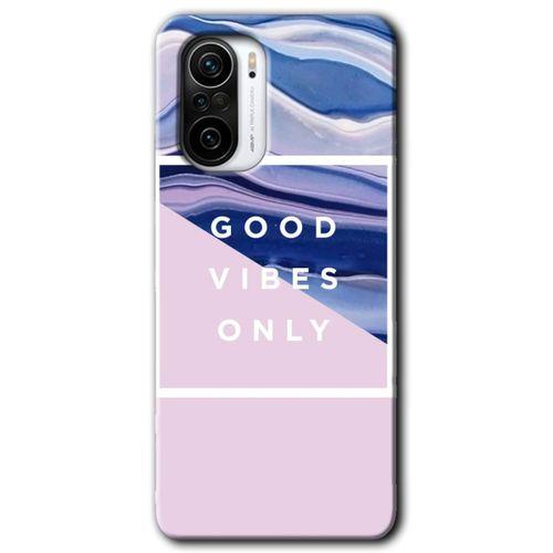 Redmi Mi11i Kılıf HD Desen Baskılı Arka Kapak - Good Vibes + Kırılmaz Cam
