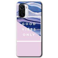 Redmi Mi11i Kılıf HD Desen Baskılı Arka Kapak - Good Vibes + Kırılmaz Cam