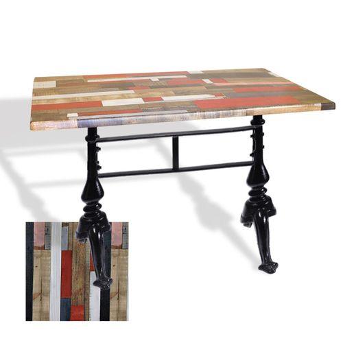 Dockers Çipa 3001 Döküm Ayak Masa 80x120 cm - (Werzalit, Wermodin ve Allzalit Tabla) - Redwood