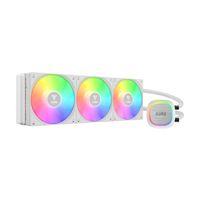GAMDIAS AURA GL360 V2 WH, White Edition, 360mm,  RGB, 3 Fanlı, CPU Sıvı Soğutma