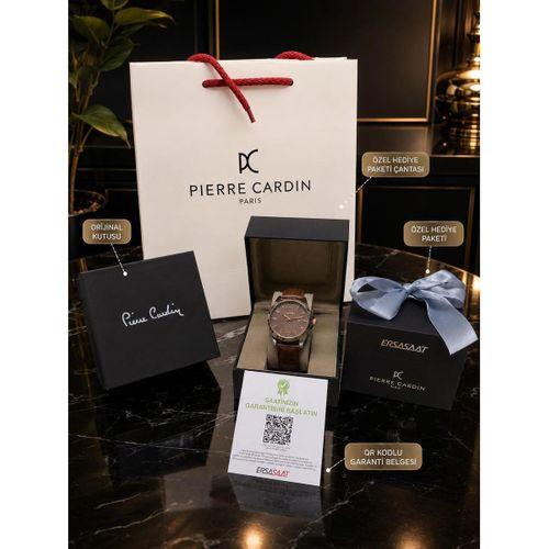 Pierre Cardin Damat Ve Takım Elbiseye Özel 2 Yıl Garantili Çelik Kordon Erkek Kol Saati VS.BLKT.1075