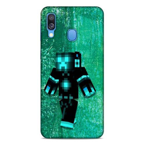 Lopard Samsung Galaxy A40 Uyumlu Kılıf PiXel (45) Liquid Air Kılıf Tron