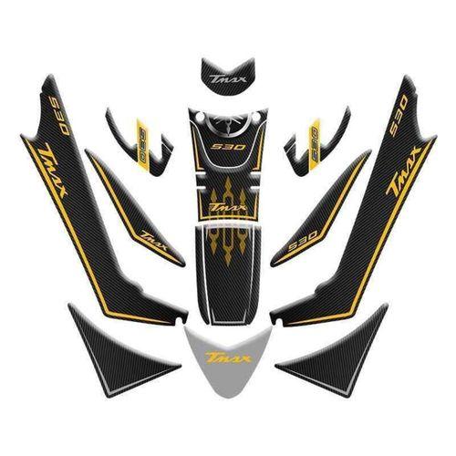 YAMAHA Yamaha Tmax 530 2017 - 2021 Uyumlu Tank Pad Set 003