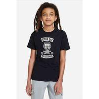Marvel Stan Lee Excelsion Rock Metal Baskılı Unisex Çocuk Siyah T-shirt