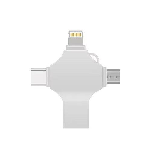 Otg 4in1 Cep Telefonu Çok Fonksiyonlu Usb Flash Bellek 128 Gb Type-c, Micro Sd Ve Kart Okuyucu
