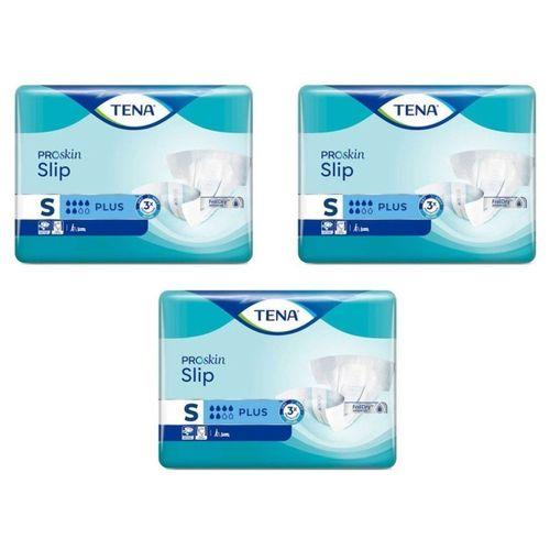 Tena Proskin Slip Plus 6 damla Küçük Boy Small Belbantlı Hasta Bezi 30'lu 3 paket / 90 adet