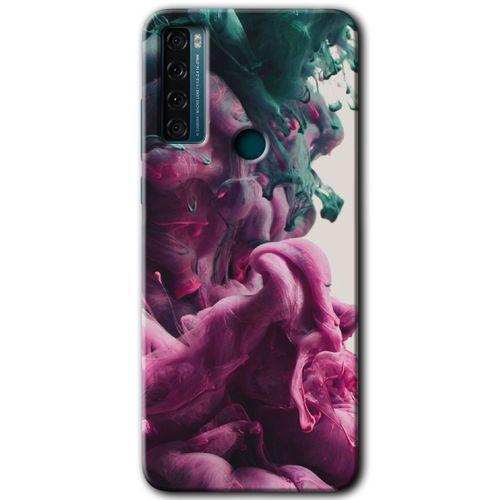 TCL 20 SE Kılıf HD Desen Baskılı Arka Kapak - Liquid Cloud