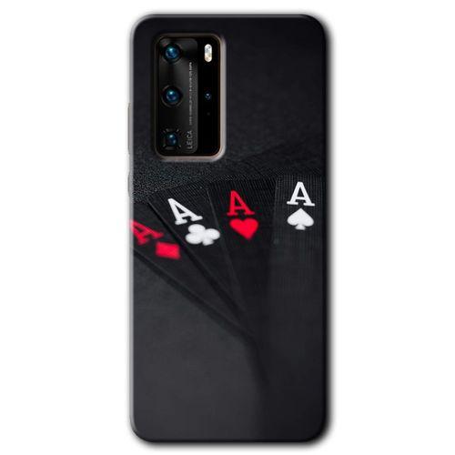 Huawei P40 Pro Kılıf HD Desen Baskılı Arka Kapak - Full As + Kırılmaz Cam