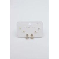 Çoklu Set Küpe - Altın