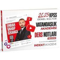 2025 KPSS Vatandaşlık Akademisi Video Ders Notları İndeks Akademi