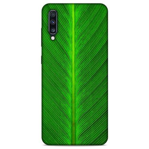 Lopard Samsung Galaxy A70s Uyumlu Kılıf Bahar (33) Hybrid Kılıf Yeşil