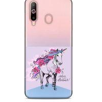 Zoologix (22) Samsung Galaxy M20 Şeffaf Kılıf Silikon Desenli