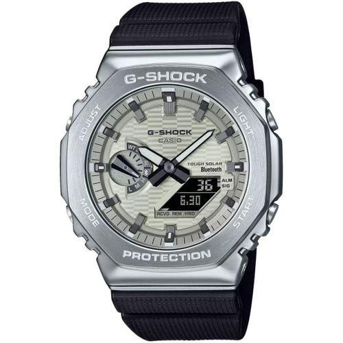 Casio GBM-2100A-8BDR Quartz Analog/Dijital Silikon Siyah 20 ATM 44 mm Erkek Kol Saati