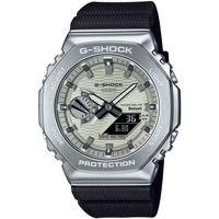 Casio GBM-2100A-8BDR Quartz Analog/Dijital Silikon Siyah 20 ATM 44 mm Erkek Kol Saati
