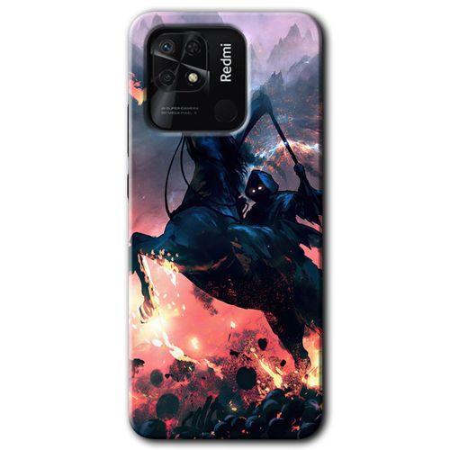 Xiaomi Redmi 10C HD Baskılı Kılıf + 9D Tam Ekran Koruyucu - Bloodhorne